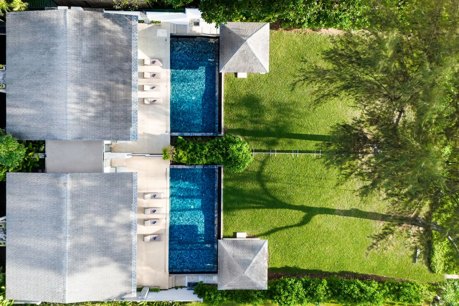 Twin Villas Natai - two luxury 5-bedroom villas in one private estate near Phuket.