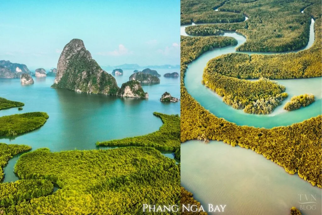Top Family Activities In and Around Natai Beach | Twin Villas Natai Taking a Thai longtail boat to cruise through the mangroves forest and limestone karsts of Phang Nga Bay is a top family day trip idea from Twin Villas Natai.