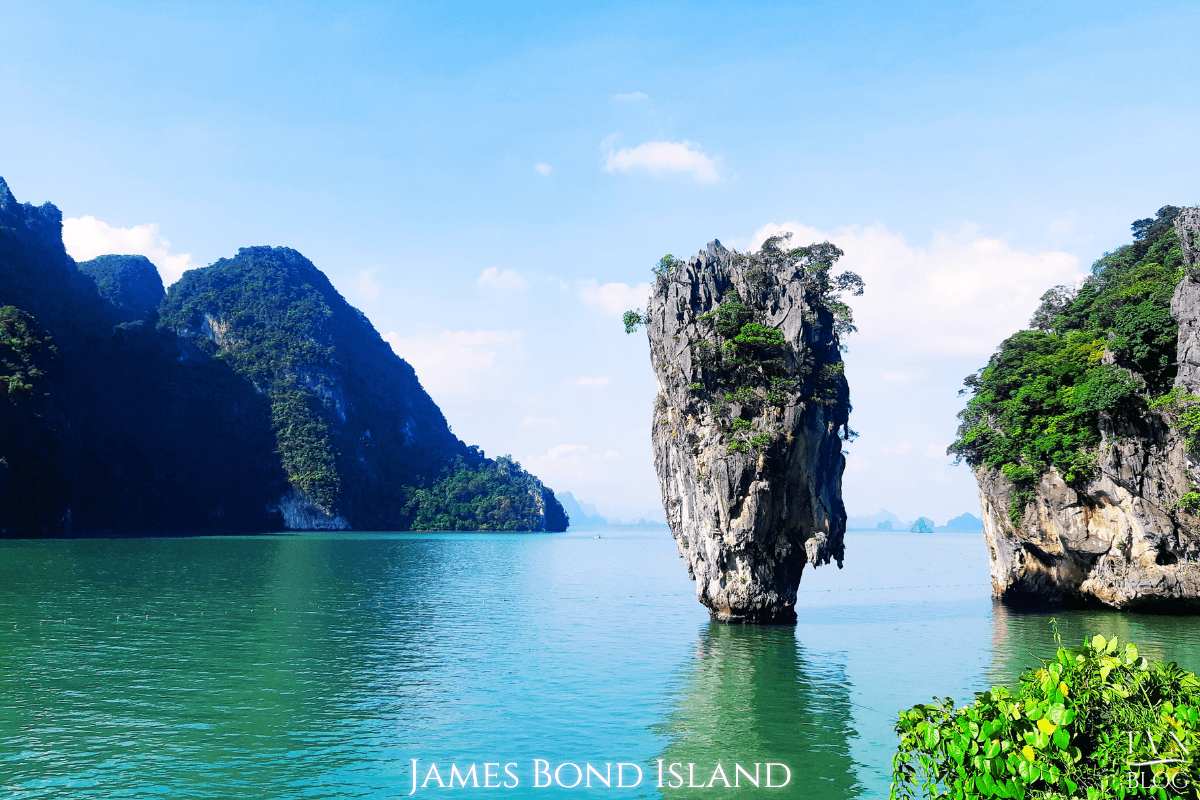 Natai Beach or Phuket? The Discerning Traveler’s Guide to Privacy and Access | Twin Villas Natai Koh Tapu rock formation at James Bond Island in Ao Phang Nga National Park, Phang Nga Bay, Thailand.